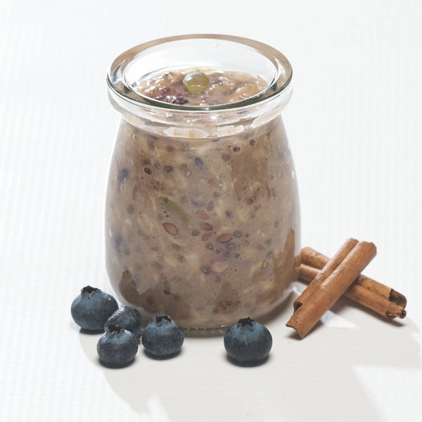 Blueberry Maple Cinnamon Overnight Oats